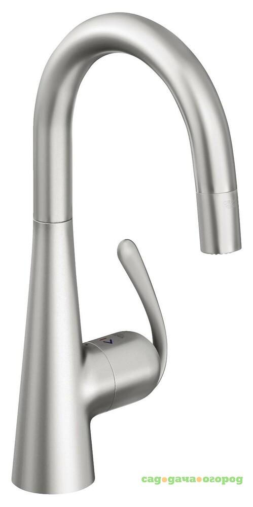 Фото Смеситель для кухни Grohe Zedra с выдвижным изливом/лейкой 32296SD0