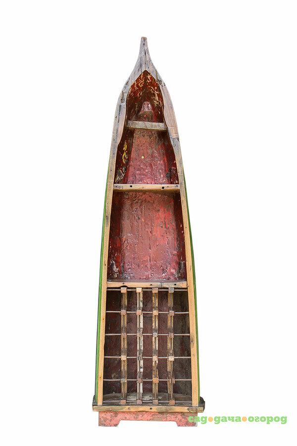 Фото Винный шкаф барбаросса из старой рыбацкой лодки