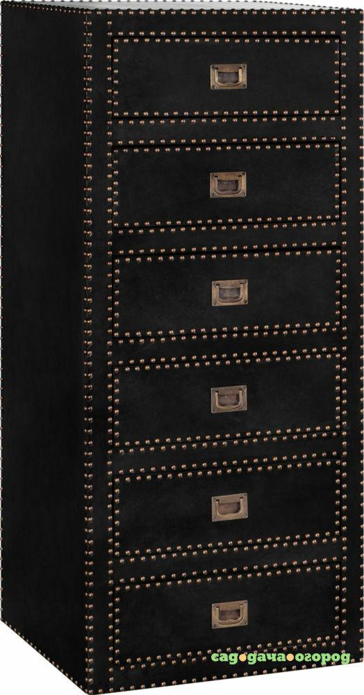 Фото Комод Shepard 5 Drawers Black черного цвета