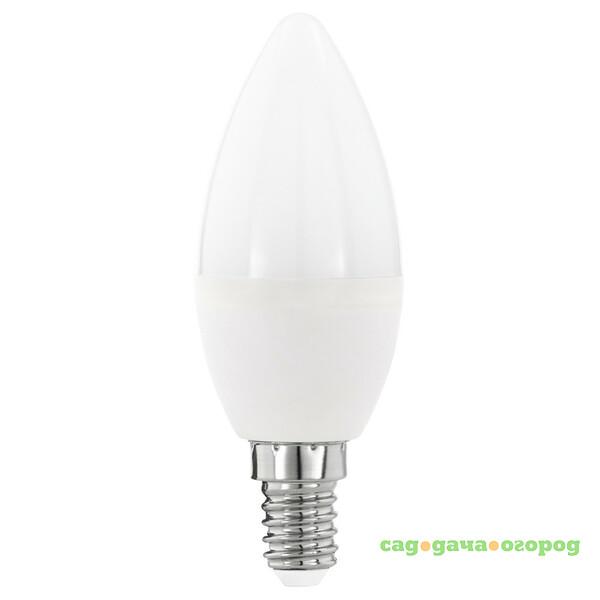 Фото Светодиодная лампа свеча Eglo E14 5.5W (соответствует 55W) 470Lm 3000К (теплый белый) 11643