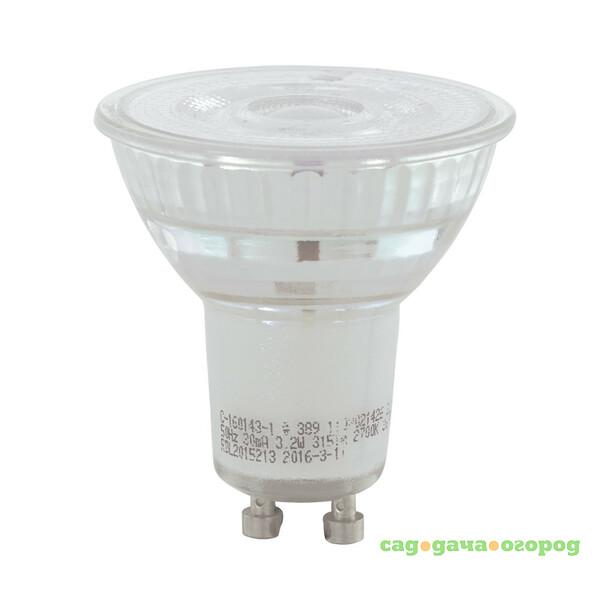 Фото Диммируемая светодиодная лампа Eglo Cob GU10 5.2W (соответствует 52W) 345Lm 4000К (белый) 11576