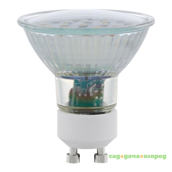 Фото Светодиодная лампа Eglo 220V SMD GU10 5W (соответствует 50 Вт) 400Lm 4000K (белый) 11536