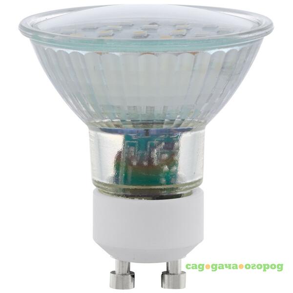 Фото Светодиодная лампа Eglo 220V SMD GU10 5W (соответствует 50 Вт) 400Lm 3000K (теплый белый) 11535