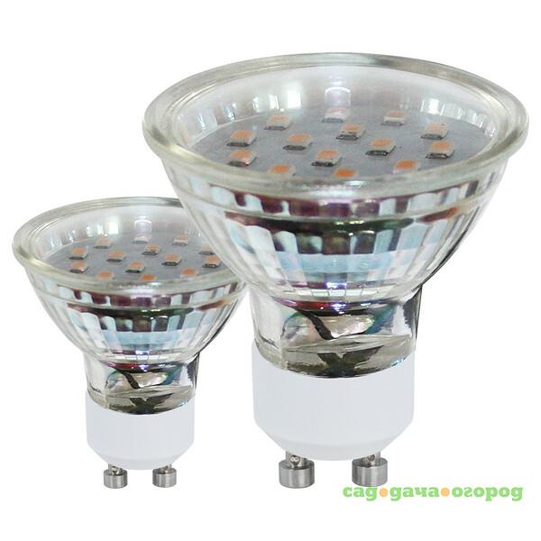 Фото Cветодиодная лампа Eglo SMD GU10 3W (соответствует 30W) 240Lm 3000К (теплый белый) 11427