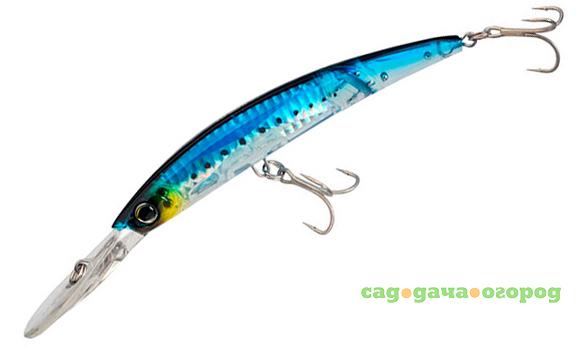 Фото , Воблер Crystal 3D Minnow Deep Diver Jointed 130F, арт.F1155, GHIW