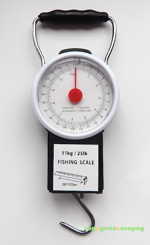 Фото , Весы механические Mechanical Fishing Scales, 11кг, арт.GR-84040