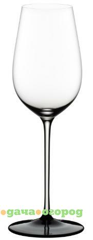 Фото Riedel Sommeliers Black Series- Фужер Riesling Grand Cru 380 мл хрусталь, с красной ножкой и черным основанием  4100/15 R