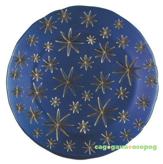 Фото Nachtmann Golden Stars Charger Plate Blue/Gold, тарелка