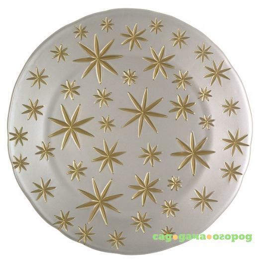 Фото Nachtmann Golden Stars Charger Plater White/Gold, тарелка