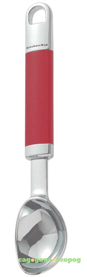 Фото KitchenAid Ложка для мороженого, красная ручка