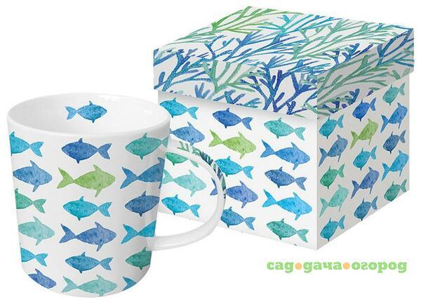 Фото Paperproducts Design Кружка в подарочной упаковке Aquarell Fishes 350 мл