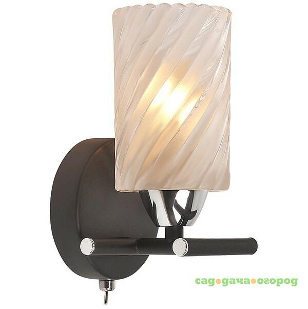 Фото Настенное бра ID lamp Anaheim 208/1A-Blackchrome