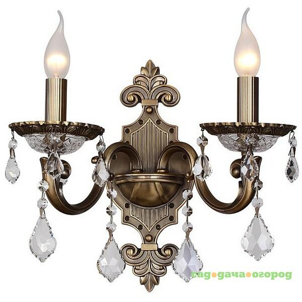 Фото Настенное бра ID lamp Henderson 256/2A-Oldbronze