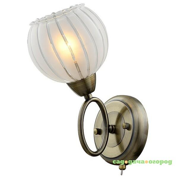 Фото Настенное бра ID lamp Bellevue 230/1A-Oldbronze