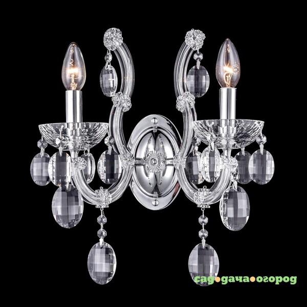 Фото Настенное бра Crystal Lux Hollywood HOLLYWOOD AP2 CHROME