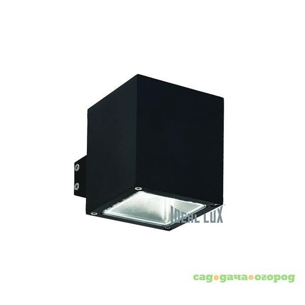 Фото Настенное бра Ideal Lux Snif SNIF AP1 SQUARE NERO