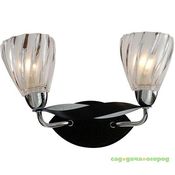 Фото Настенное бра N-Light N-Light 405 405-02-61CWB chrome + white crack + black crack