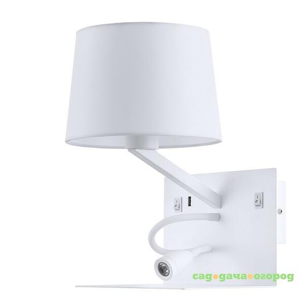 Фото Настенное бра Arte Lamp Ibis A1056AP-2WH