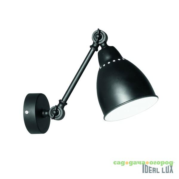 Фото Настенное бра Ideal Lux Newton NEWTON AP1 NERO