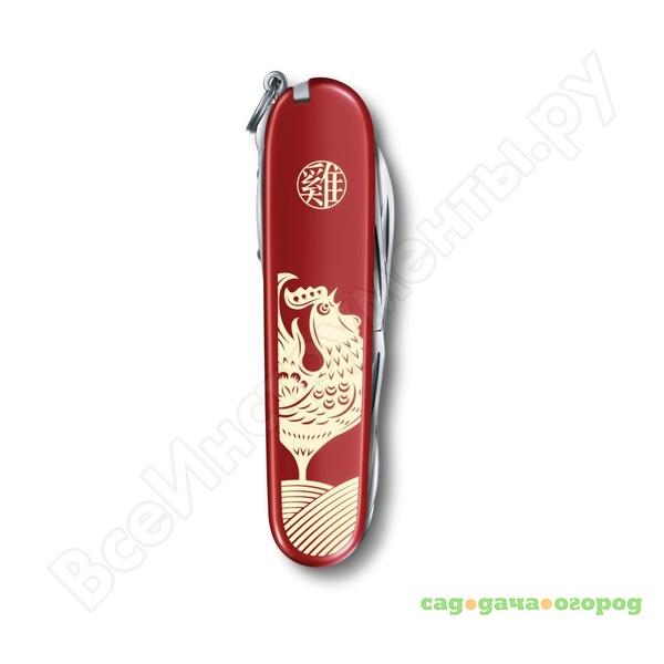 Фото Нож 91 мм 16 функций year of the rooster victorinox huntsman le 2017 1.3714.e6