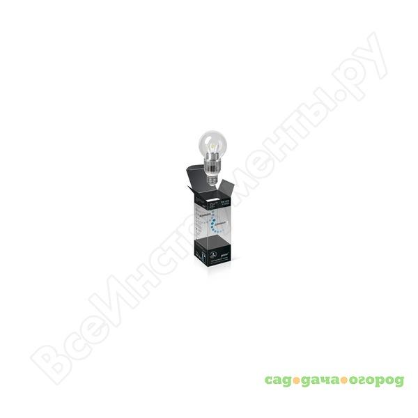 Фото Светодиодная лампа gauss led globe crystal clear 5w e27 4100k ha105202205-d