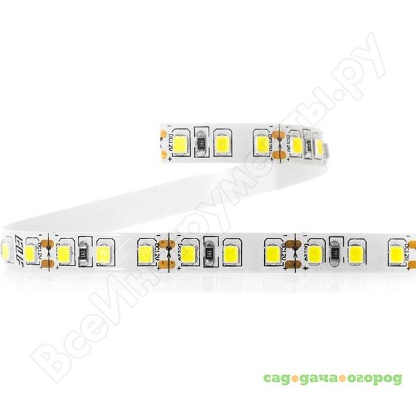 Фото Светодиодная лента elf 600smd диодов 2835, 12в, 48 вт, теплая белая 600smd2835nwww