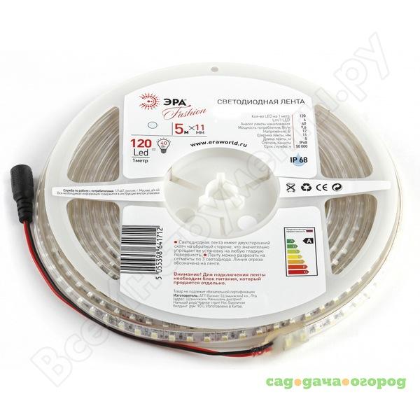 Фото Светодиодная лента ls3528-120led-ip68-ww-eco-5m эра 641729 б0002342