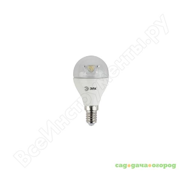 Фото Светодиодная лампа эра led smd p45-7w-840-e14-clear б0020552