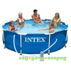 Фото Бассейн каркасный intex 305х76см фильтр-насос 220в 28202