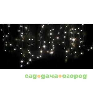 Фото Гирлянда neon-night дюраплей 12м, 3 модуля x 4м, черный каучук, led тепло-белые 315-136