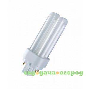 Фото Люминесцентная компактная лампа dulux d/e 26w/840 g24q-3 osram 4050300020303