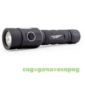 Фото Фонарь яркий луч t9v.2 cree xp-g2 350лм 3 реж. +боковой cob, li-ion 18650 2600mah, встр.зу micro-usb 4606400105800