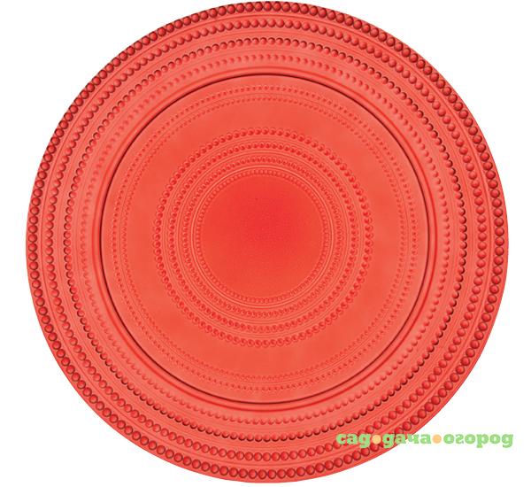 Фото Блюдо акцентное 31см pois красный