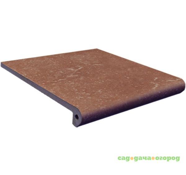 Фото Угловой элемент Exagres Stone Cartabon Fiorentino Brown 33x33 см