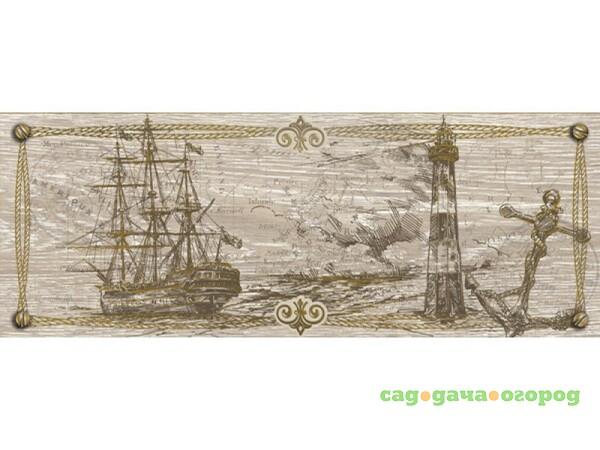 Фото Декор Уралкерамика Regata 15x40x0,9 см DWU06RGT004