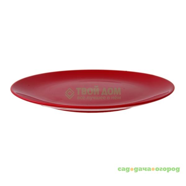 Фото Тарелка десертная Asa selection colour-it 20 см красная (1287/069)