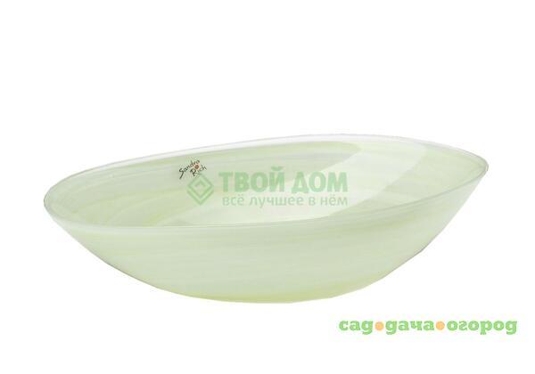 Фото Блюдо Sandra Rich Oval 32х21см Green