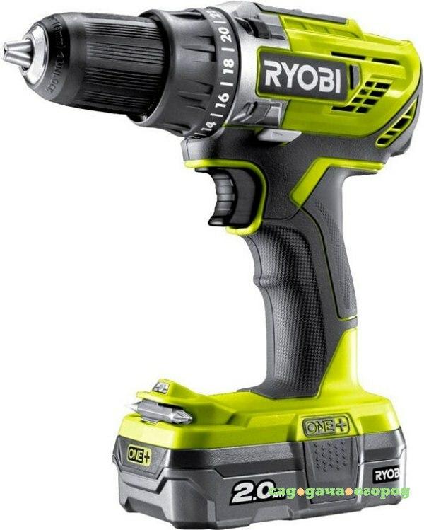 Фото Дрель-шуруповерт Ryobi R18DD3-220S