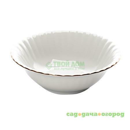 Фото Салатница Porcelaine czech gh Салатник 13см золотая отводка (IW B164 SR13)
