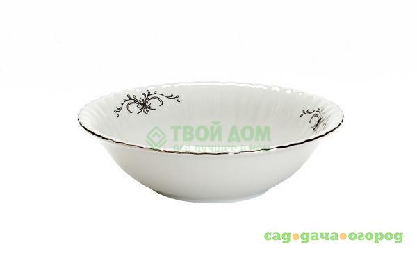 Фото Салатница Porcelaine czech gh Салатник 16см золотой вензель (IW E302 SR16)