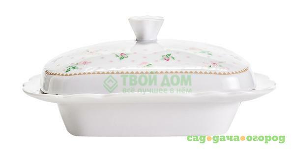 Фото Масленка Porcelaine Czech Gold Hands Mix-Match FS G332 MASL