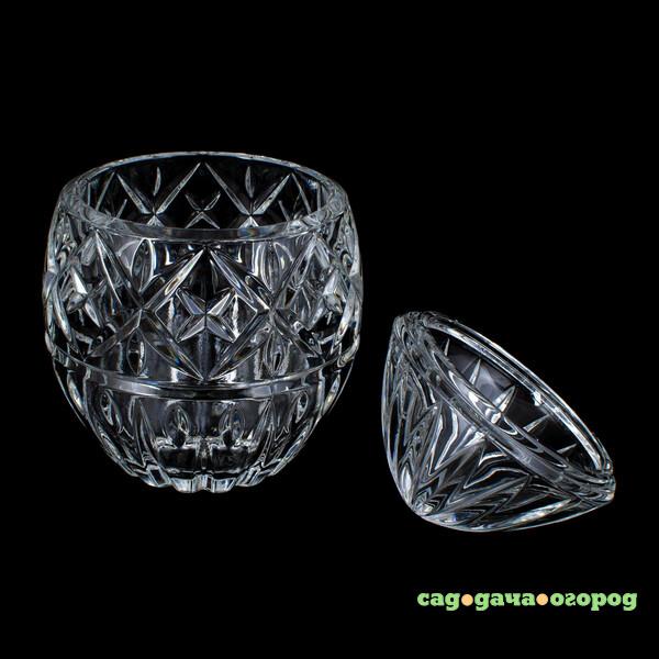 Фото Хрустальная доза-шкатулка яйцо Crystal Bohemia A.S.