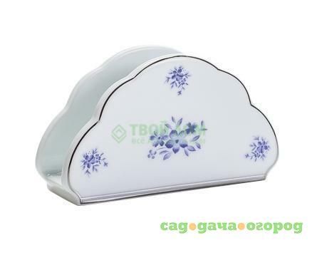 Фото Салфетница Porcelaine czech gh Салфетница синий ситец j12-218w (LUISA218W NHOLD)