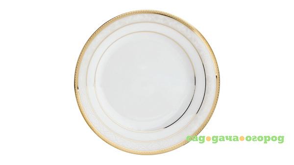 Фото Тарелка закусочная Noritake Хэмпшир золотой кант 21 см