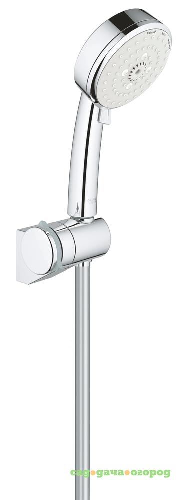 Фото Душевой набор GROHE New Tempesta Cosmopolitan 100 III с регулируемым настенным держателем