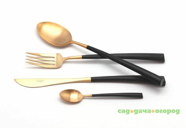 Фото Столовый набор Cutipol NOOR GOLD 9282 24 предмета матовый