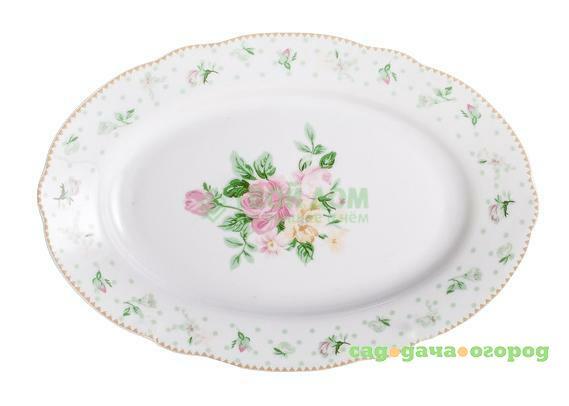 Фото Блюдо Porcelaine Czech Gold Hands Mix-Match FS G334 OVAL23