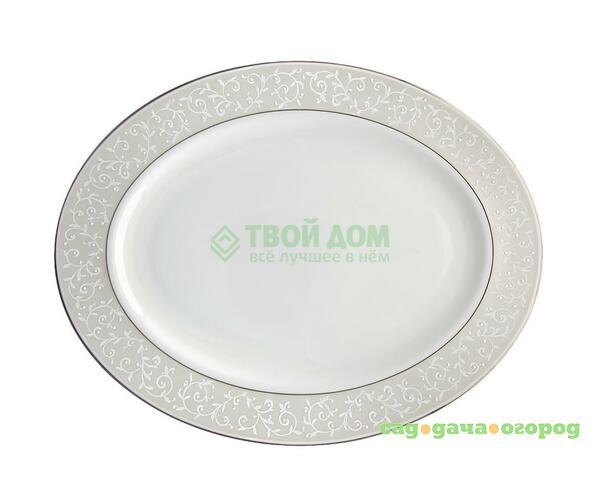 Фото Блюдо Lenox овальное 40 см чистый опал (LEN6252068)
