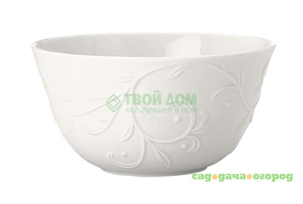 Фото Салатница Lenox 14 см чистый опал. рельеф (LEN806666)