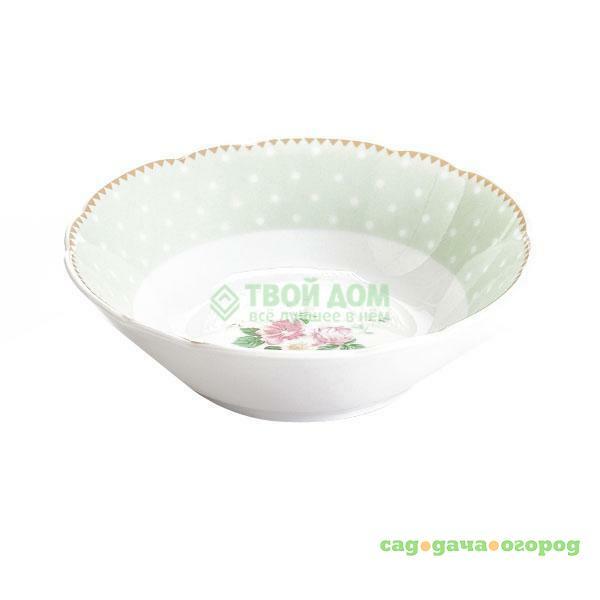 Фото Салатница Porcelaine czech gh 13см mix&match светло-зелёный (FS G333 SR13)